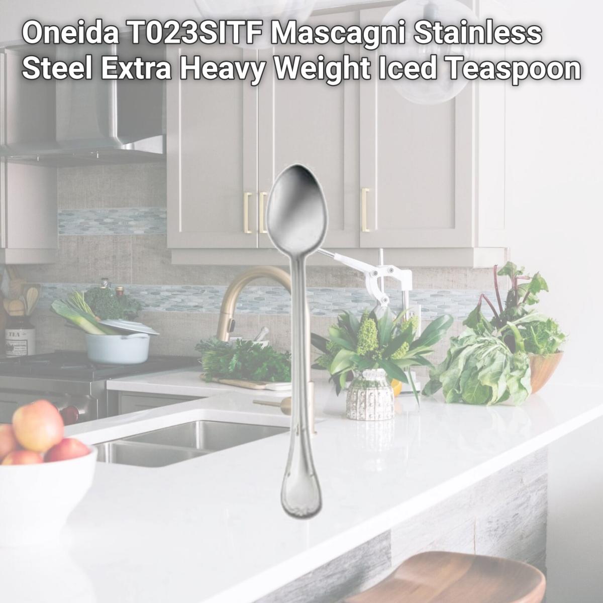 Picture of Oneida T023SITF Mascagni Stainless Steel Extra Heavy Weight Iced Teaspoon
