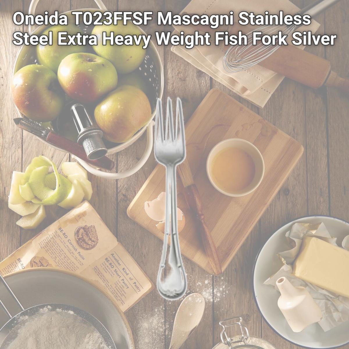 Picture of Oneida T023FFSF Mascagni Stainless Steel Extra Heavy Weight Fish Fork  Silver