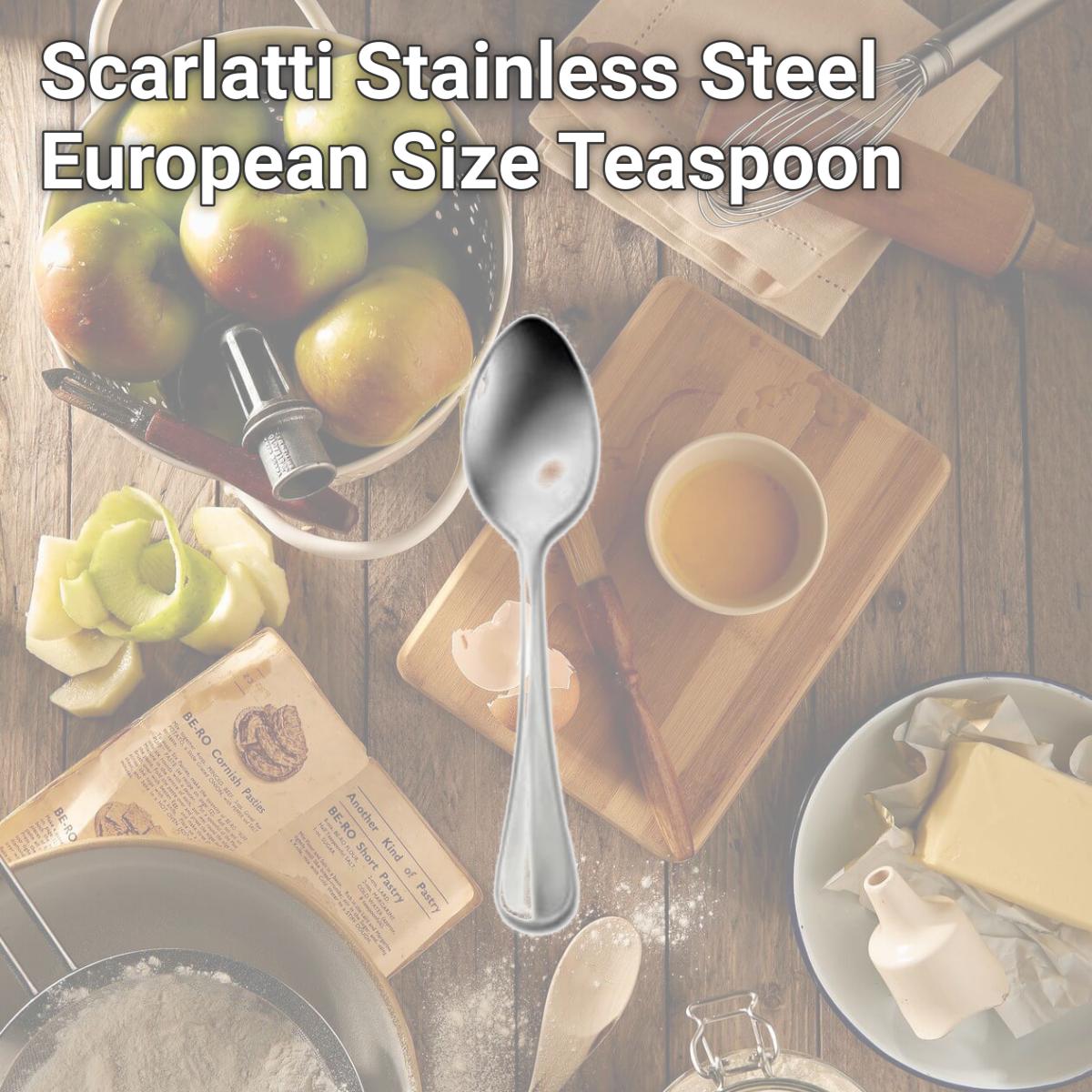 Picture of Oneida T018SFTF Scarlatti Stainless Steel European Size Teaspoon