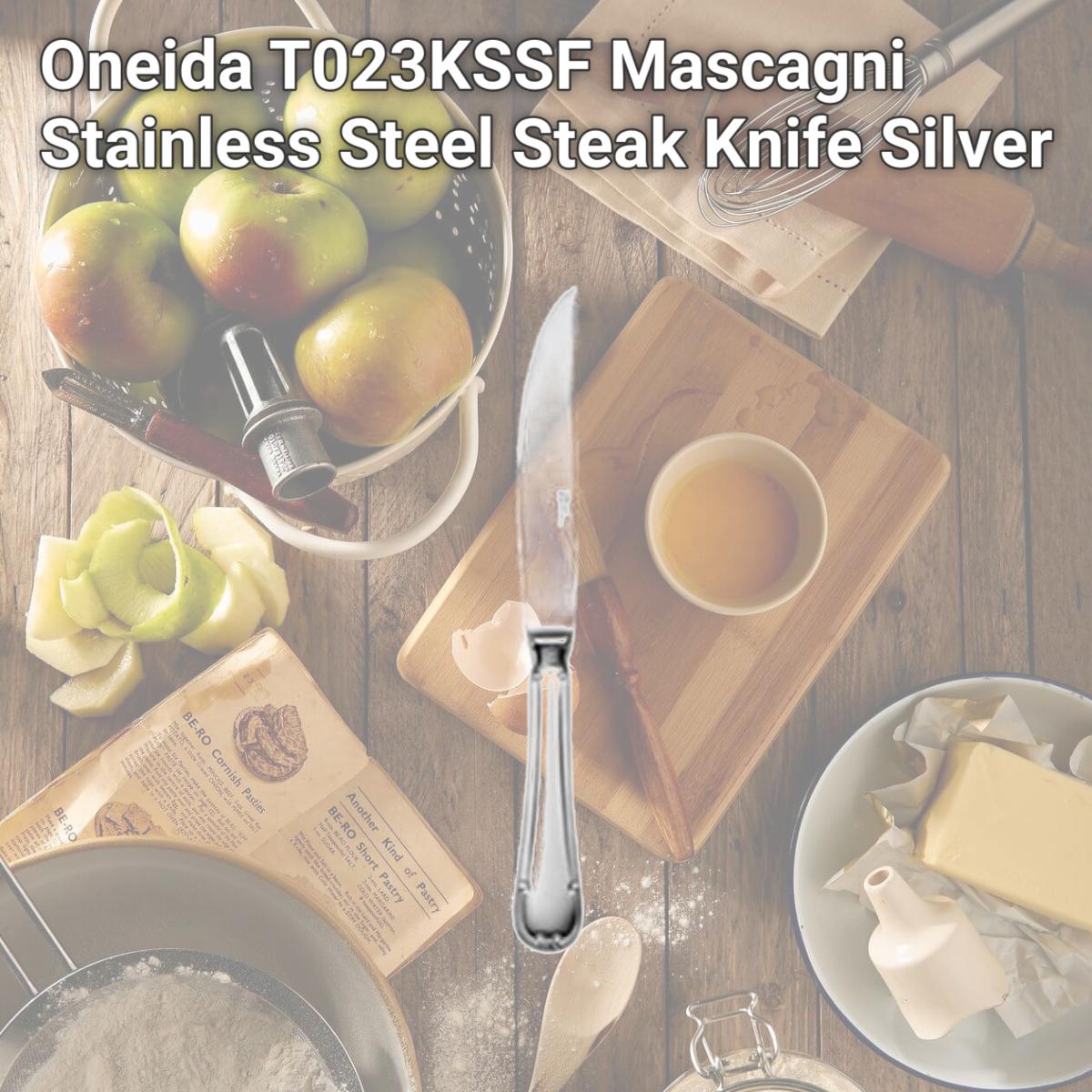 Picture of Oneida T023KSSF Mascagni Stainless Steel Steak Knife  Silver