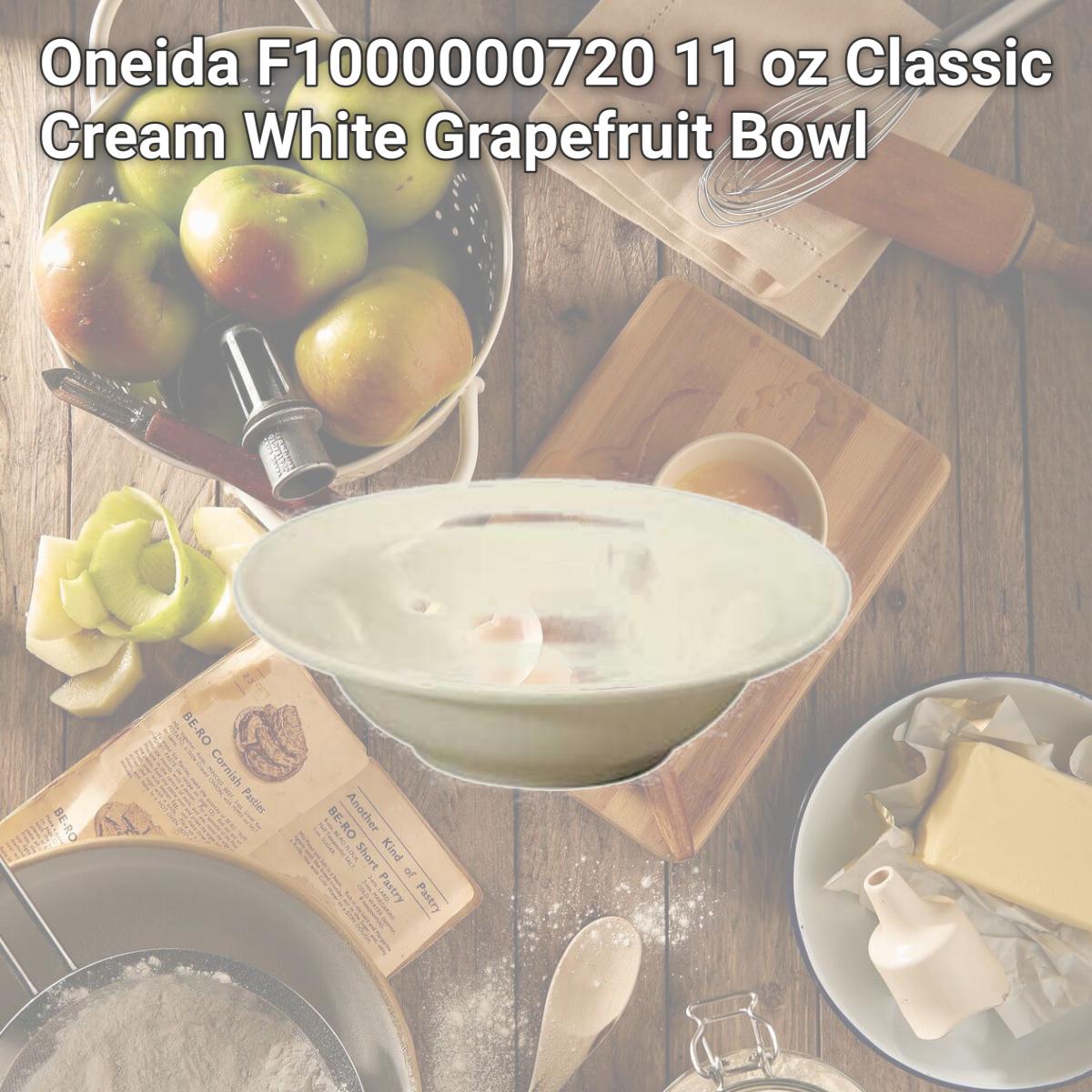 Picture of Oneida F1000000720 11 oz Classic Cream White Grapefruit Bowl