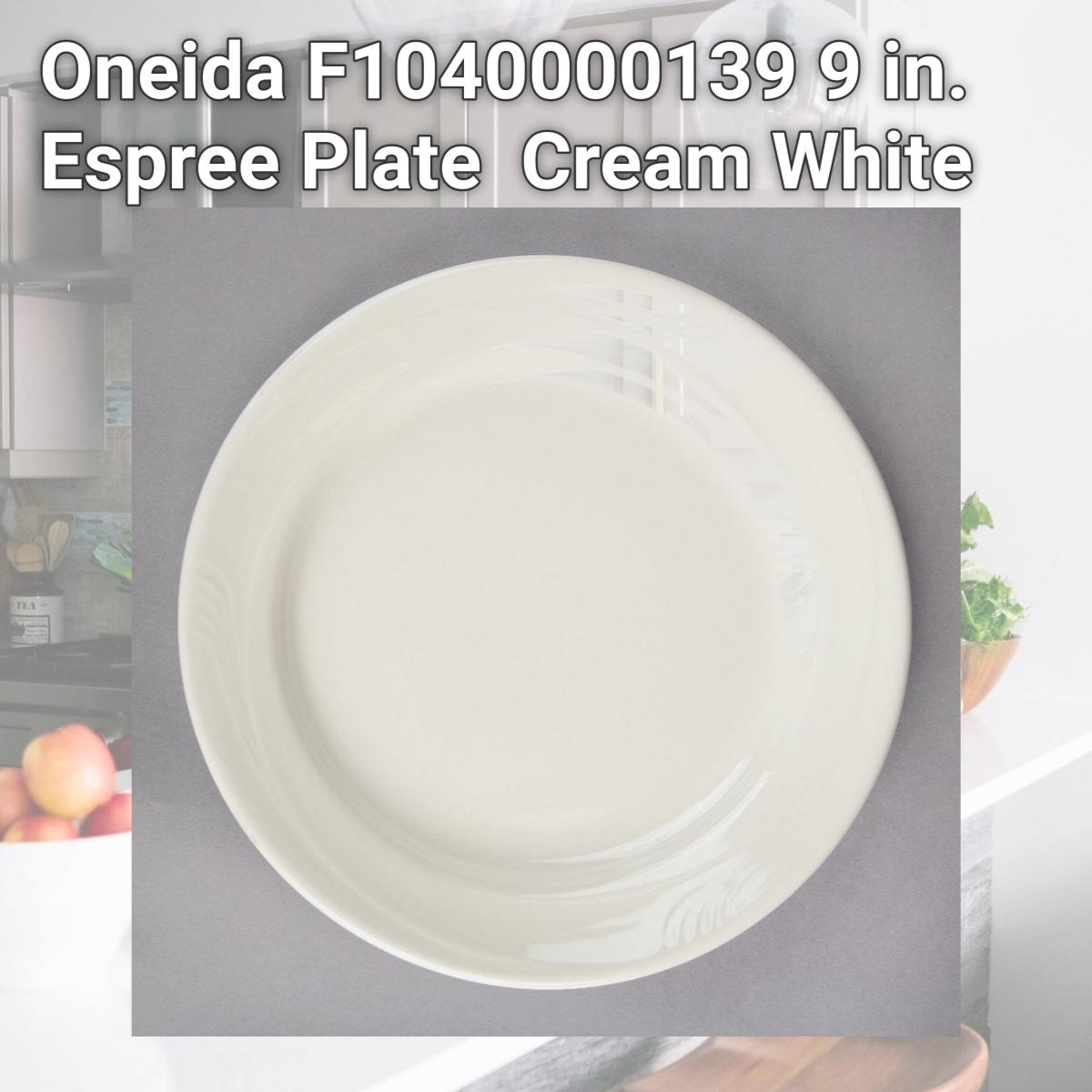 Picture of Oneida F1040000139 9 in. Espree Plate  Cream White