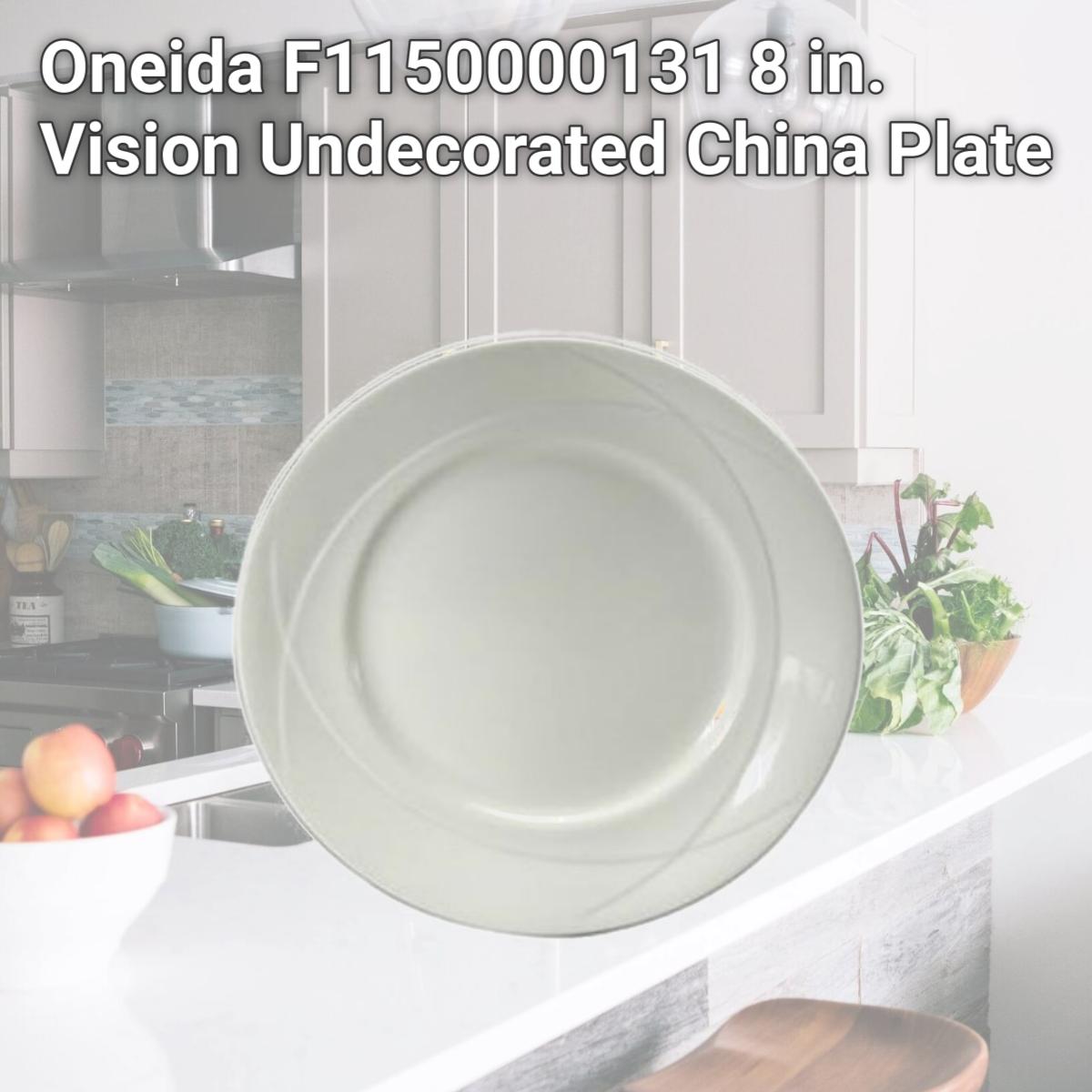 Picture of Oneida F1150000131 8 in. Vision Undecorated China Plate