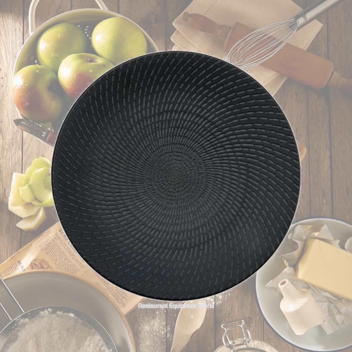 Picture of Oneida L6250000116C 6.125 in. Urban Black Porcelain Coupe Plate