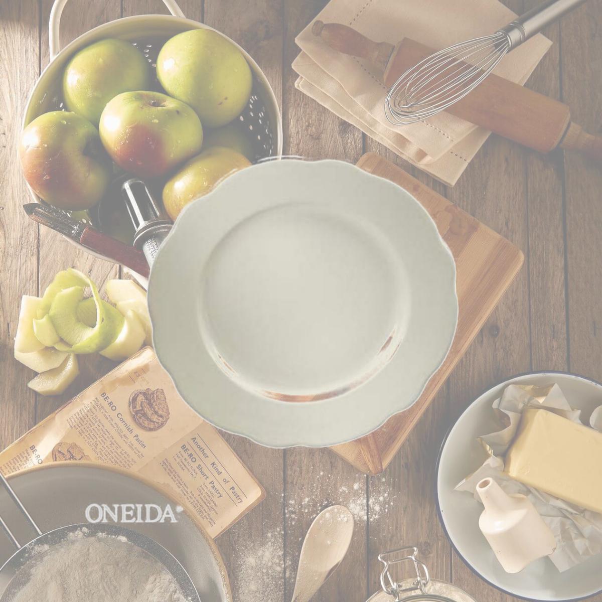 Picture of Oneida F1560000111 5.05 in. Cream White Scalloped Edge Plate