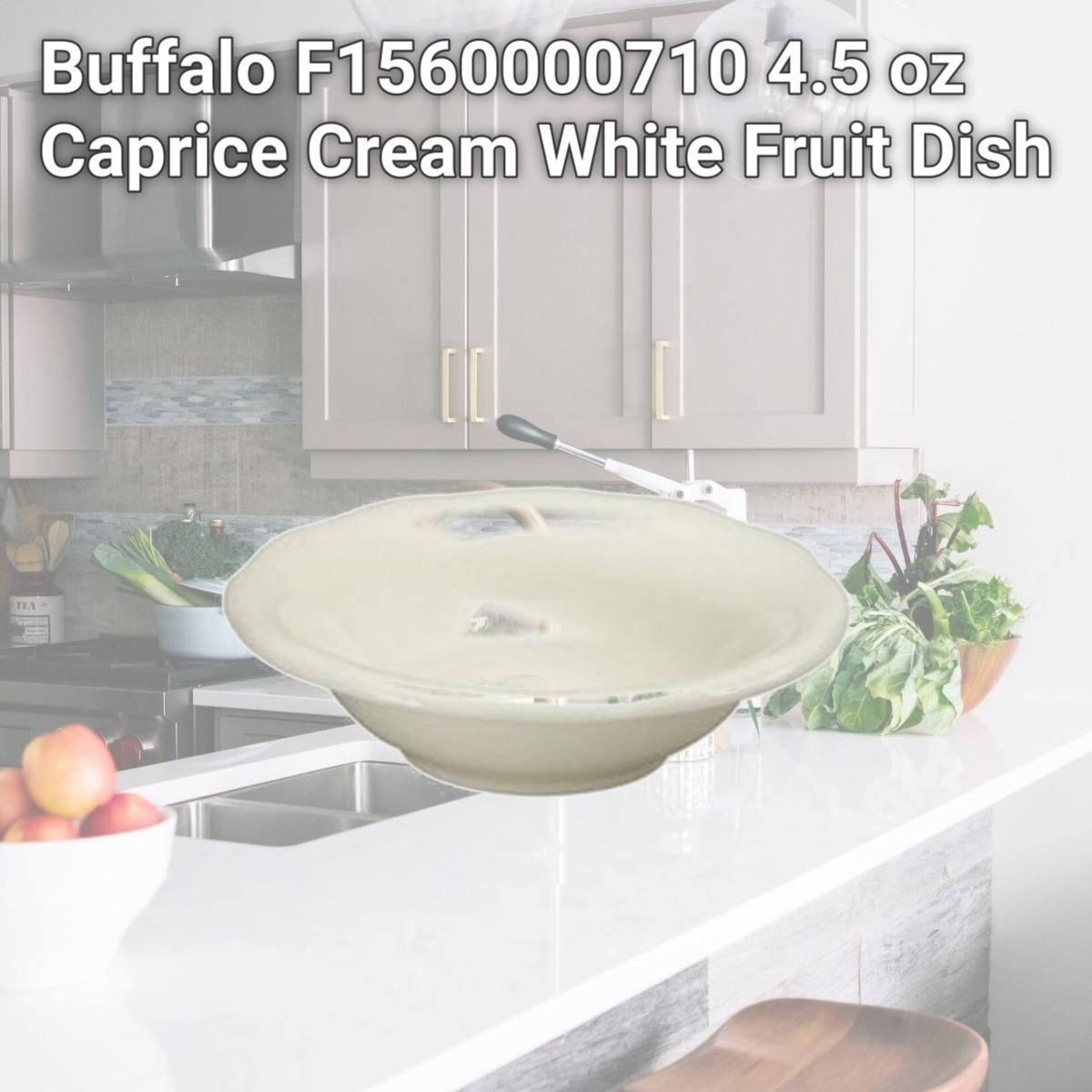 Picture of Buffalo F1560000710 4.5 oz Caprice Cream White Fruit Dish