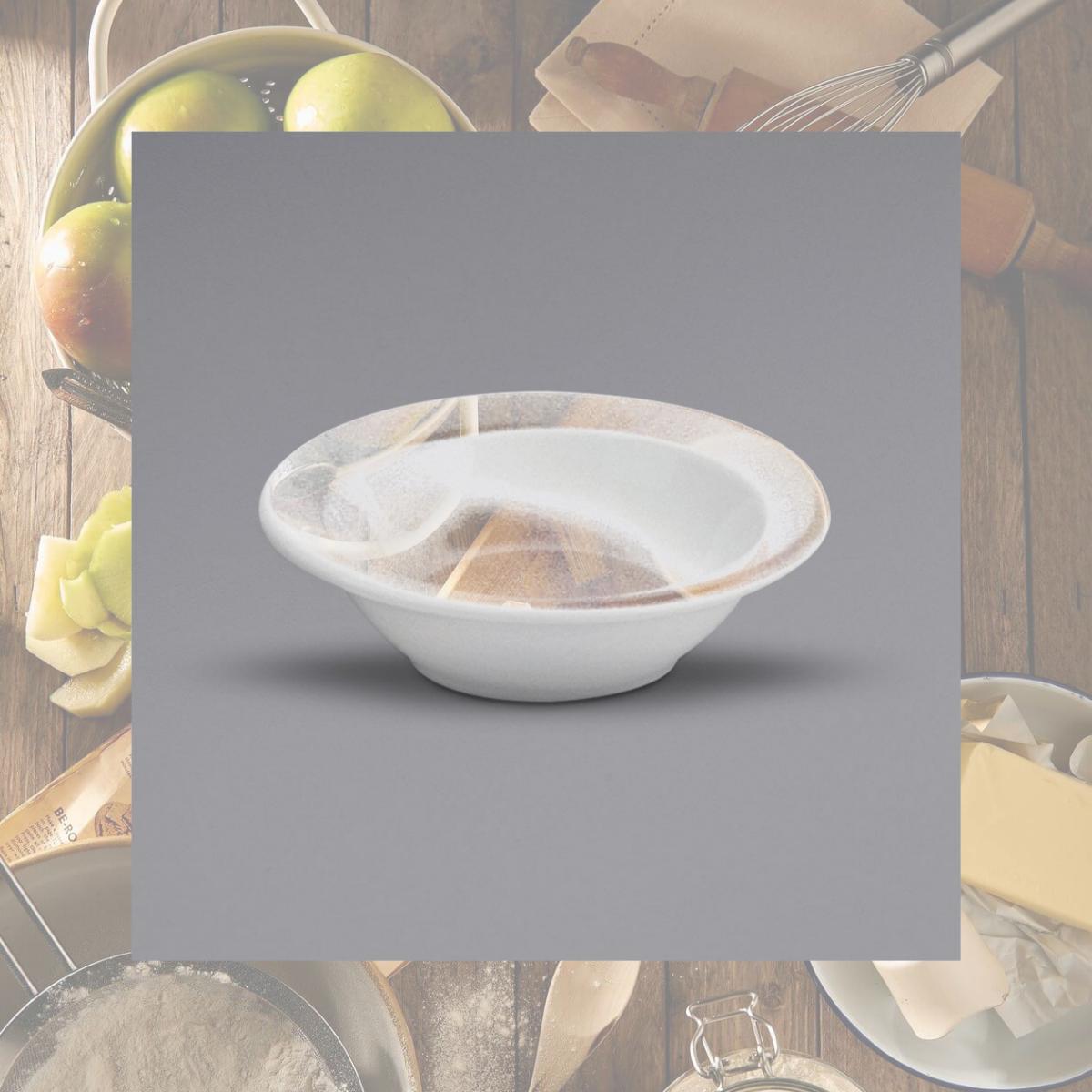 Picture of Buffalo F8000000710 4.5 oz Bright White Ware Narrow Rim Porcelain Fruit Bowl