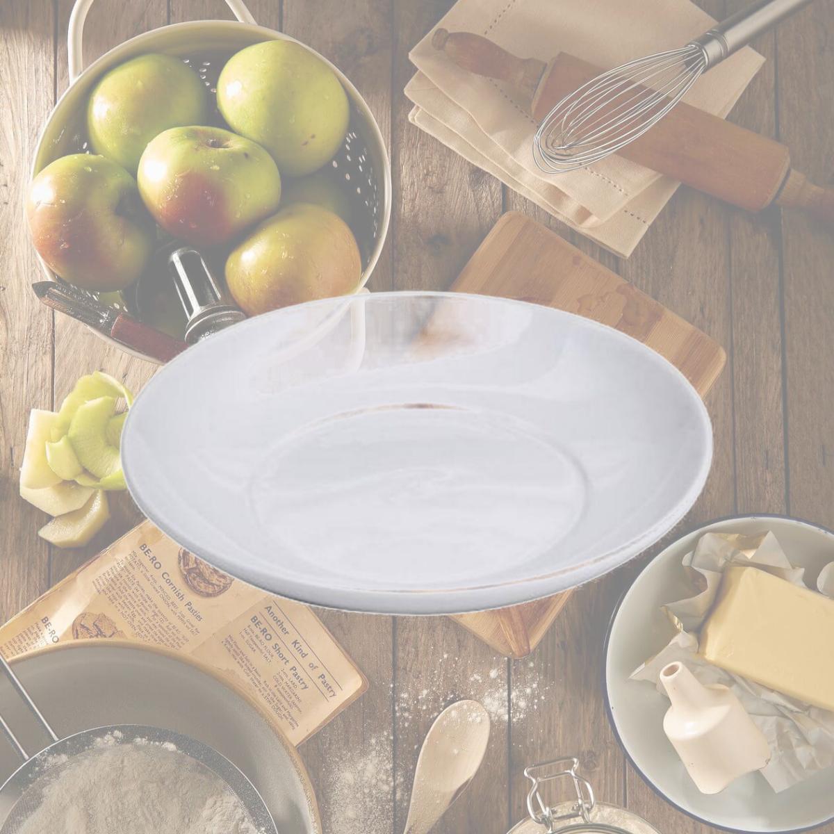 Picture of Buffalo F8010000159 11.375 in. Bright White Ware Porcelain Deep Plate