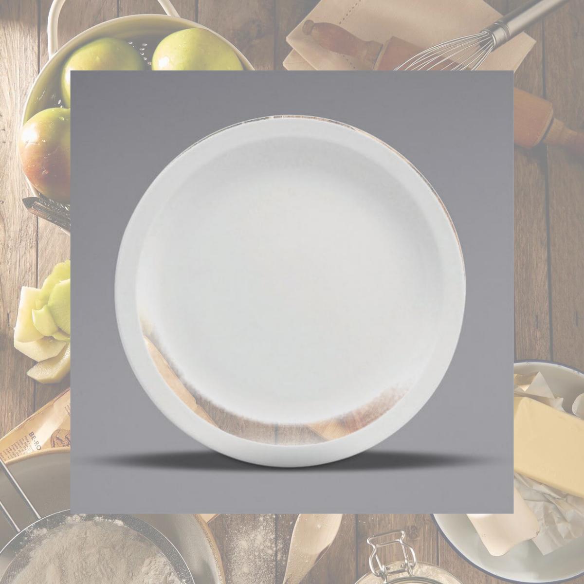 Picture of Buffalo F9000000149 Narrow Rim Porcelain Plate, Cream White