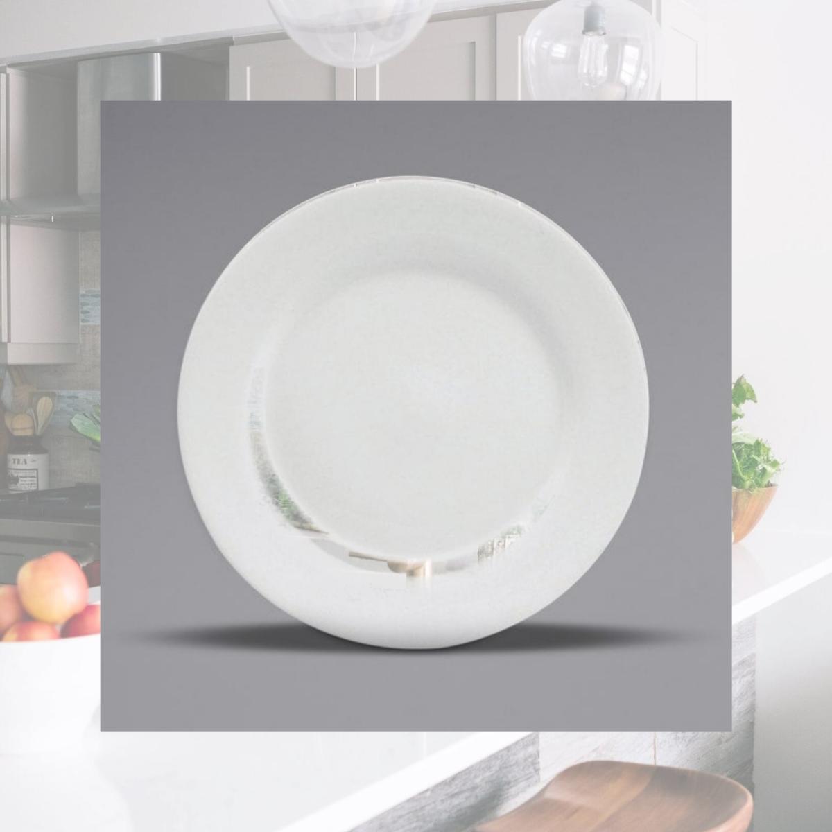 Picture of Buffalo F9010000119 5.25 in. Rolled Edge Porcelain Plate, Cream White