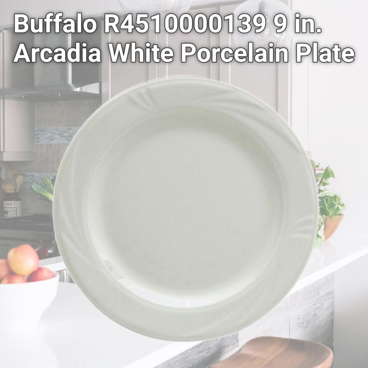 Picture of Buffalo R4510000139 9 in. Arcadia White Porcelain Plate