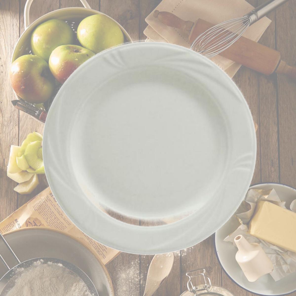Picture of Buffalo R4510000139 9 in. Arcadia White Porcelain Plate