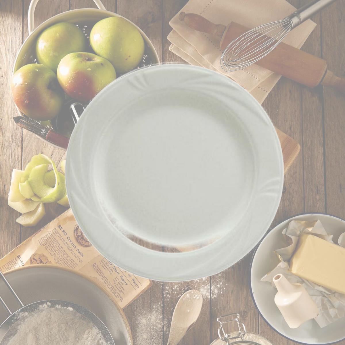 Picture of Buffalo R4510000152 10.6 in. Arcadia White Porcelain Plate