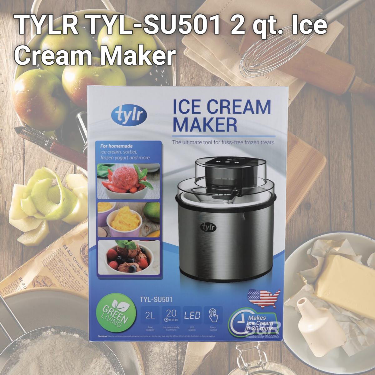 Picture of TYLR TYL-SU501 2 qt. Ice Cream Maker