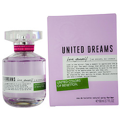 280721 United Dreams Love Yourself Eau De Toilette Spray - 2.7 Oz