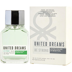 288411 United Dreams Be Strong Eau De Toilette Spray Tester - 3.4 Oz