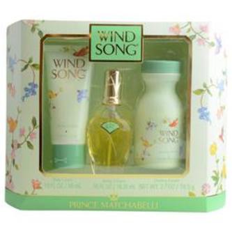 288747 Wind Song Cologne Spray, Body Lotion & Dusting Powder
