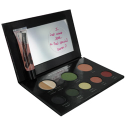 My Lucious Greens Complete Makeup Pallet Includes 2 Shadow Primers, 3 Eye Shadows, Eye Liner, Blush, 2 Lip Colors, Lip Gloss