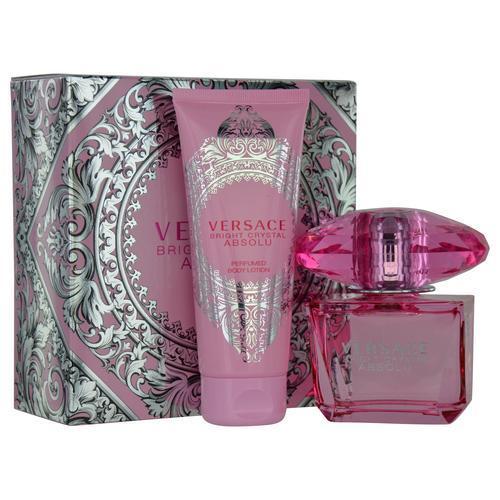 267551 Versace Bright Crystal Absolu Eau De Parfum Spray 3 Oz & Body Lotion 3.4