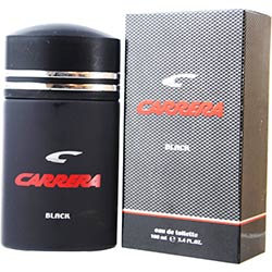 236745 3.4 Oz Carrera Black Eau De Toilette Spray For Men