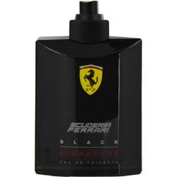 255267 4.2 Oz Mens Scuderia Black Signature Eau De Toilette Spray