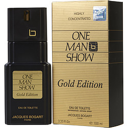 224513 3.3 Oz One Man Show Gold Eau De Toilette Spray For Men