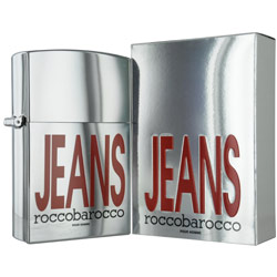 Rocco Barocco 222865 2.5 Oz Silver Jeans Eau De Toilette Spray For Men