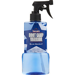 304576 10 Oz Boot Camp Warrior Blue Recruit Body Spray For Men