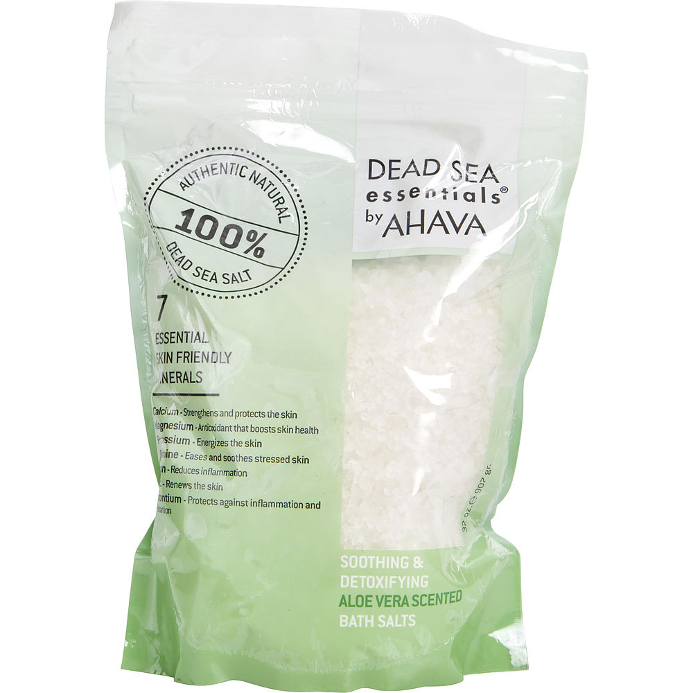 312466 32 Oz Dead Sea Essentials Aloe Vera Scented Bath Salts For Womens