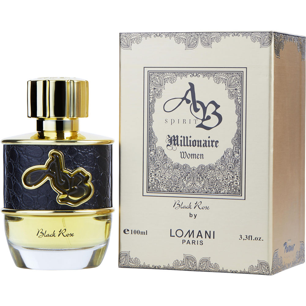 306955 3.3 Oz Ab Spirit Millionaire Black Rose Eau De Parfum Spray For Womens