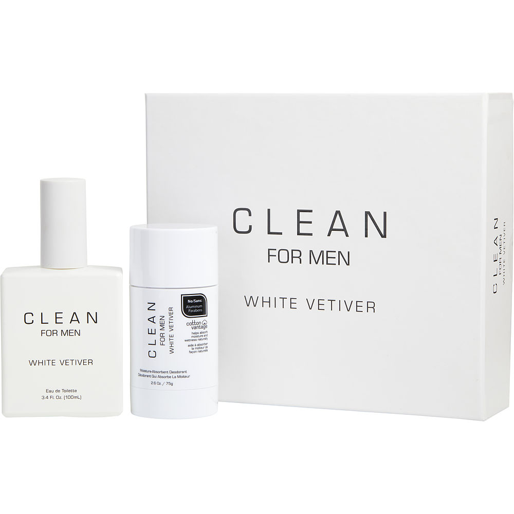 309578 Clean White Vetiver Gift Sets For Mens