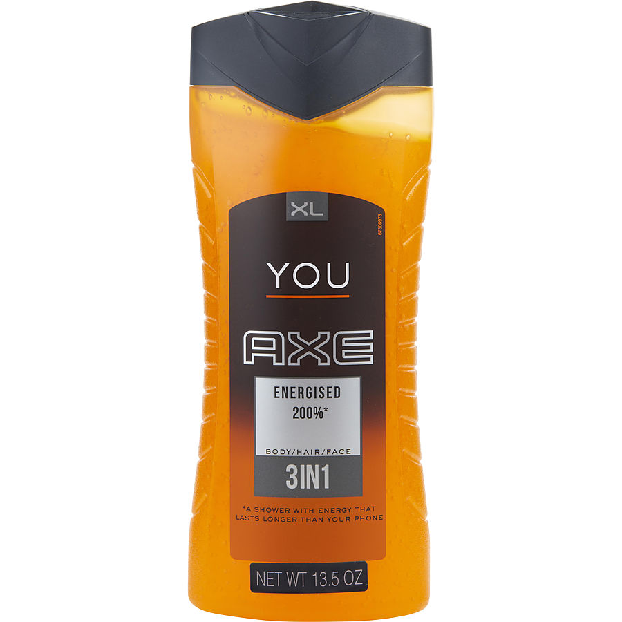 333329 13.5 Oz Axe You Energised 2 3-in-1 Shower Gel By For Men