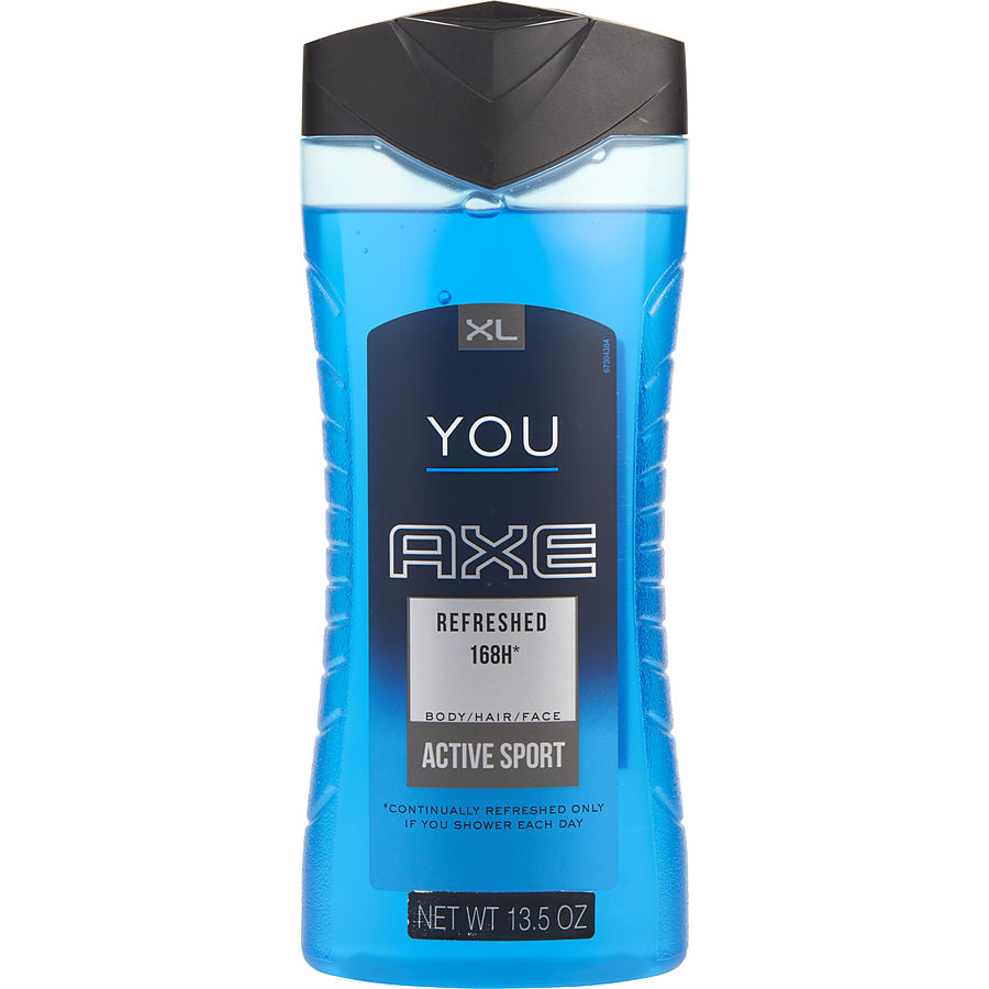 333331 13.5 Oz Axe You Refreshed 168h 3-in-1 Shower Gel By For Men