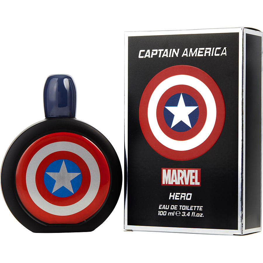 323363 3.4 Oz Captain America Hero Eau De Toilette Spray By For Men