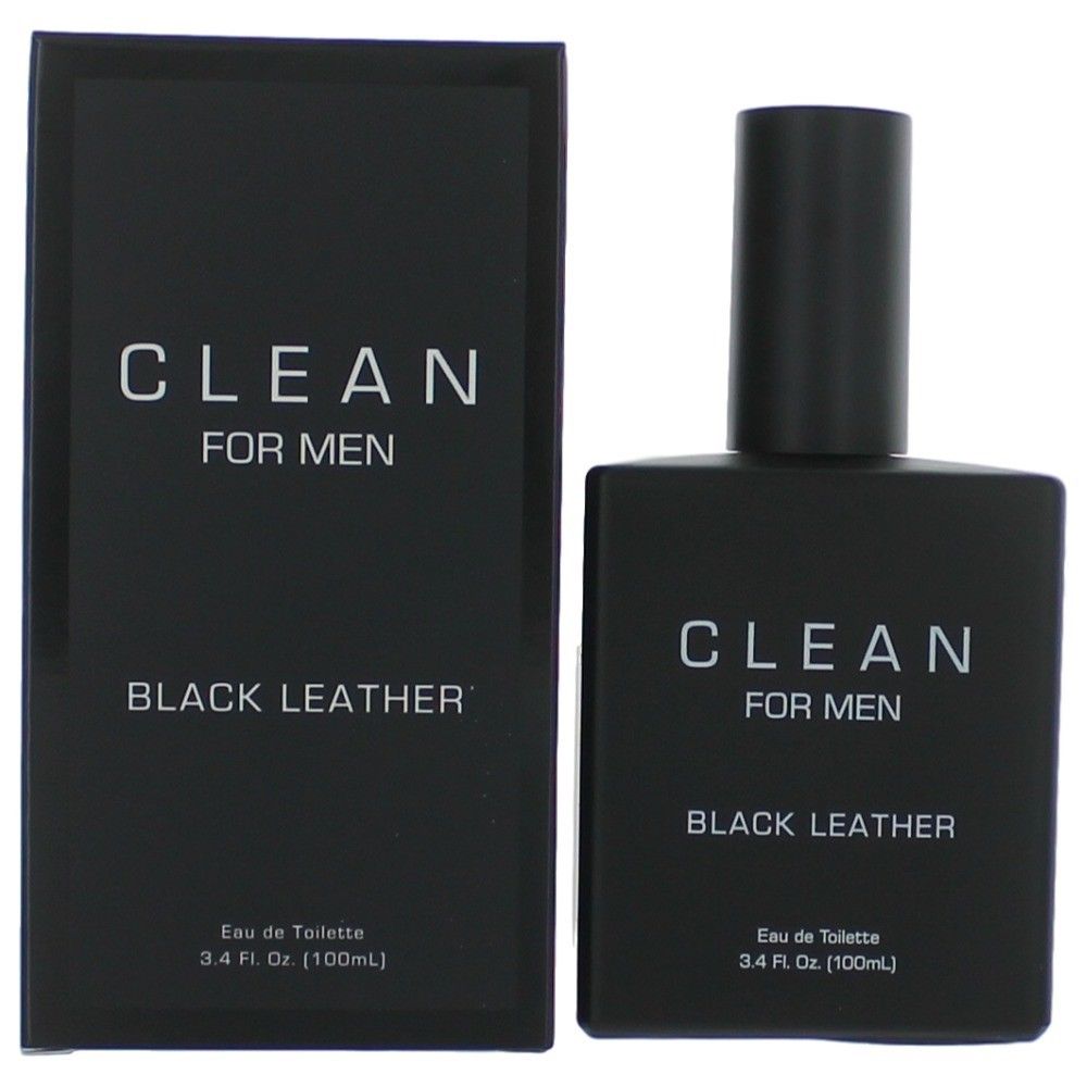 296458 3.4 Oz Clean Black Leather Eau De Toilette Spray