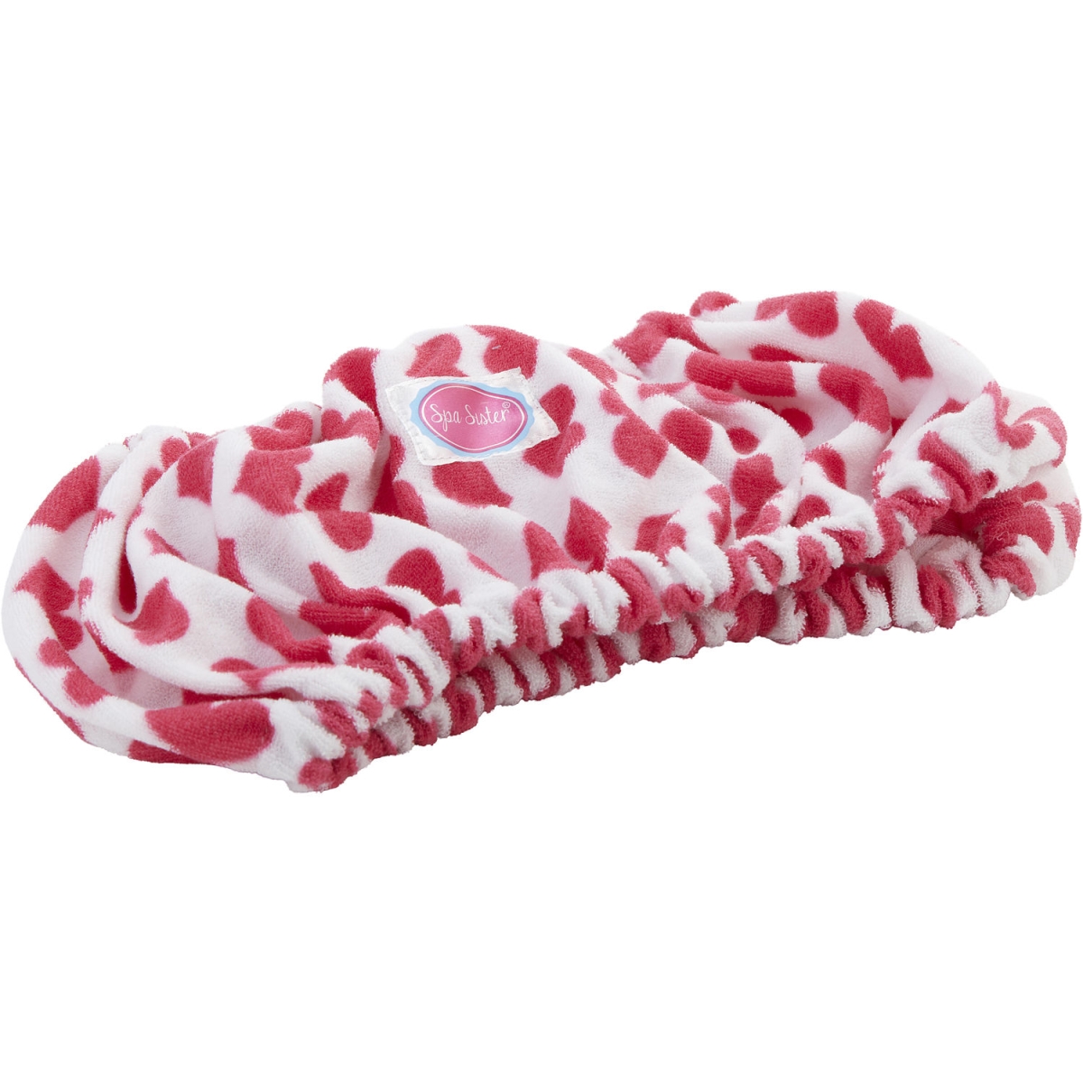 345207 Unisex Secure & Dry Headband - Pink Hearts