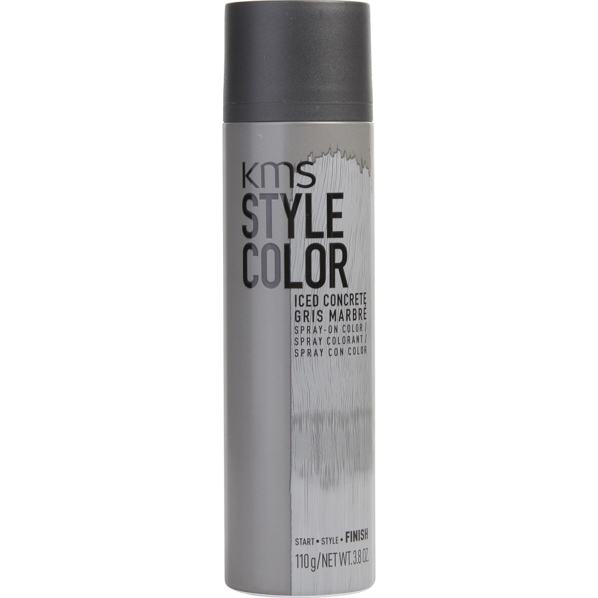 341461 3.8 Oz Unisex Style Color Hair Spray, Iced Concrete