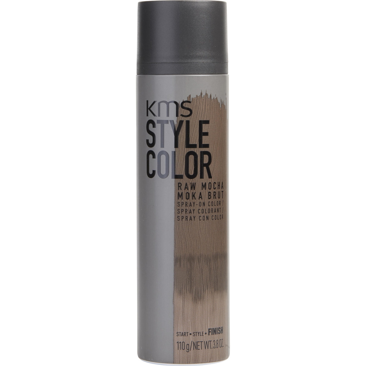 341462 3.8 Oz Unisex Style Color Hair Spray, Raw Mocha