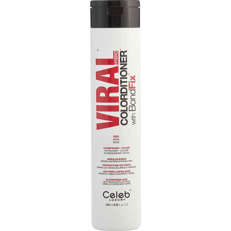 336024 8.25 Oz Unisex Viral Hair Colorditioner, Red