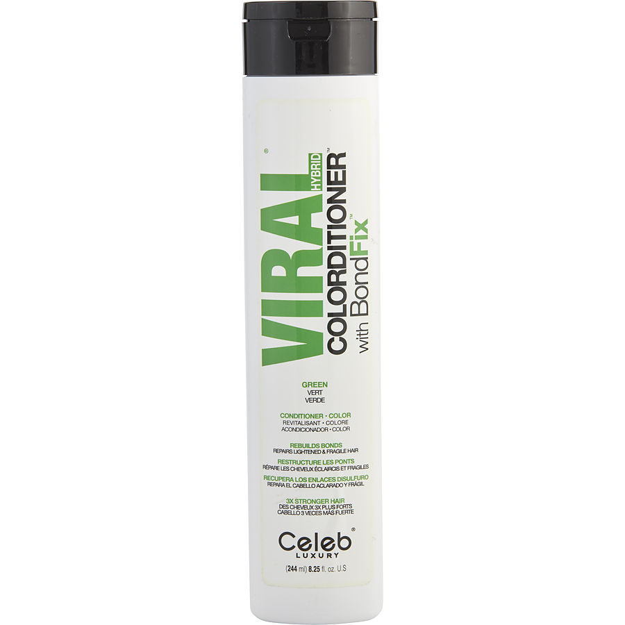 336026 8.25 Oz Unisex Viral Hair Colorditioner, Green