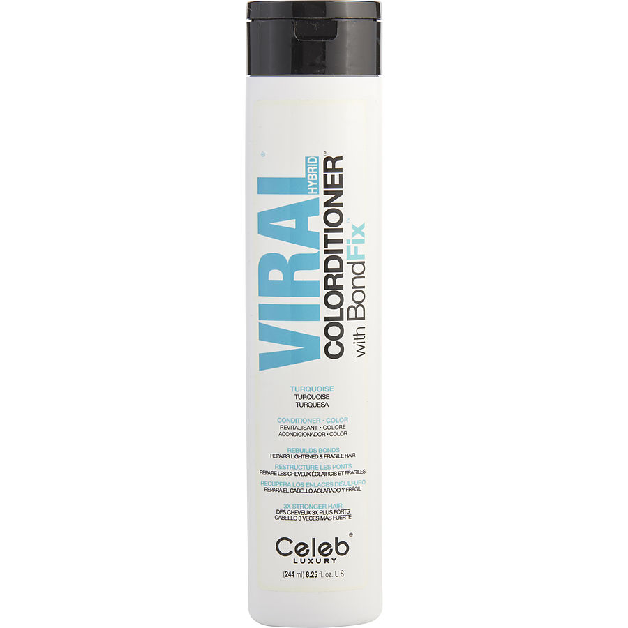 336027 8.25 Oz Unisex Viral Hair Colorditioner, Turquoise