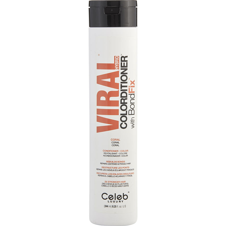 336030 8.25 Oz Unisex Viral Hair Colorditioner, Coral