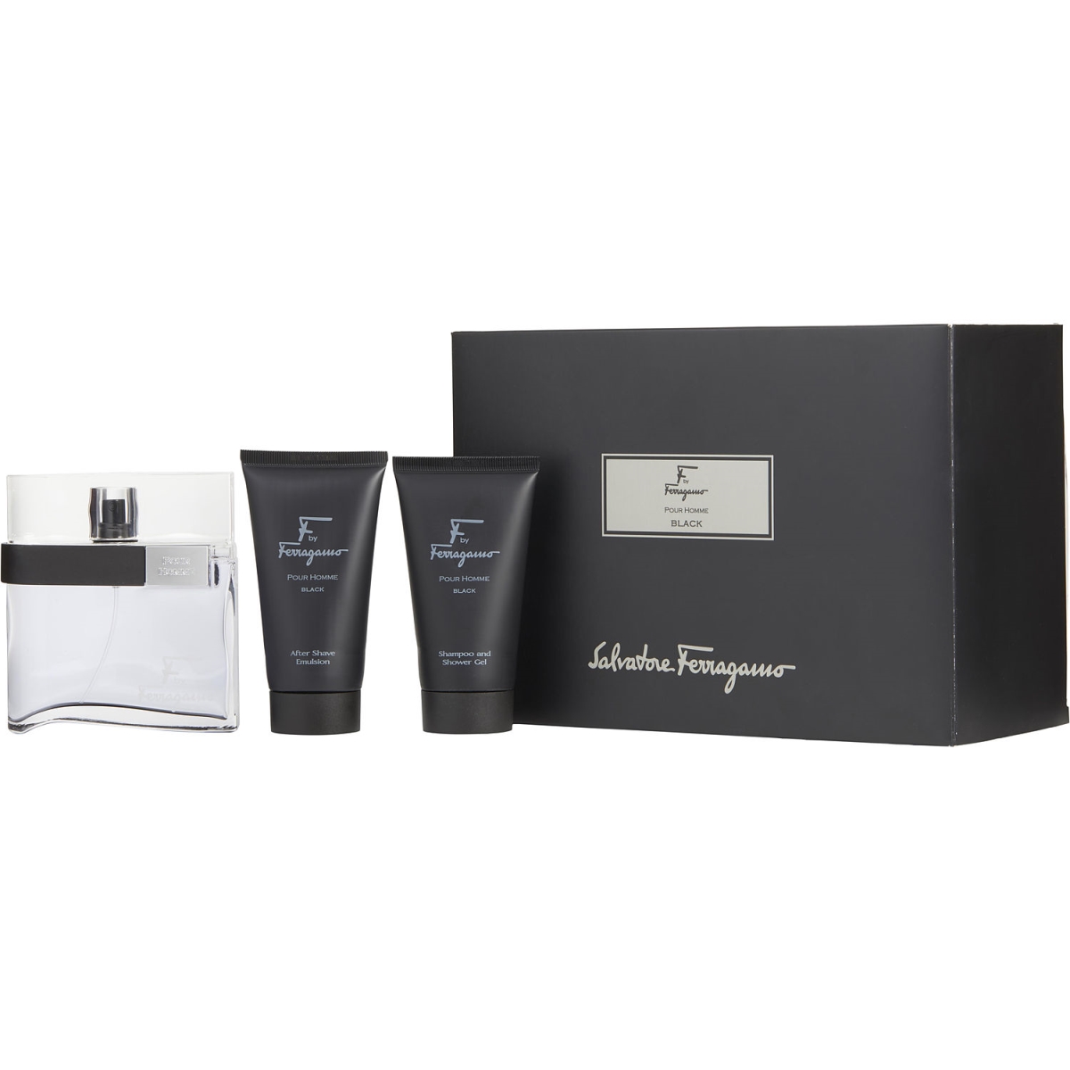 F By Pour Homme Black 236962 Men Edt Fragrance Gift Set