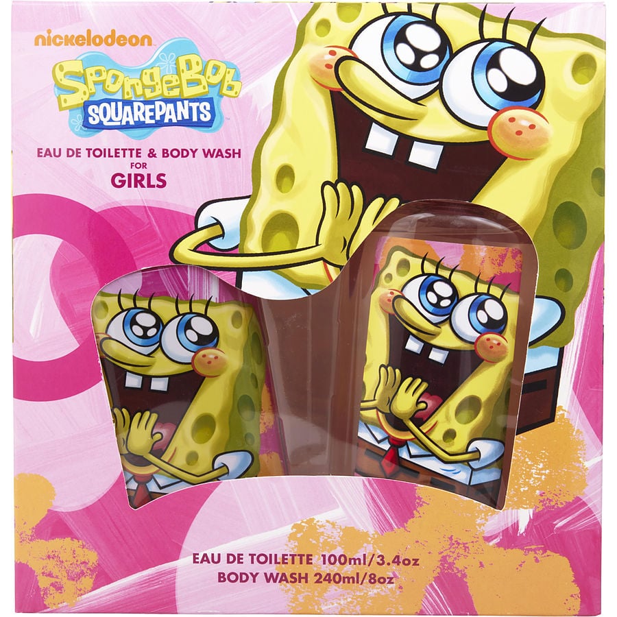 UPC 647393724122 product image for 337490 Spongebob Squarepants 3.4 oz Eau De Toilette Spray & 8 oz Body Wash for W | upcitemdb.com