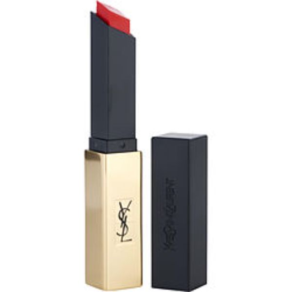 327643 0.08 oz Rouge Pur Couture The Slim Leather Matte Lipstick for Women - No. 13 Original Coral