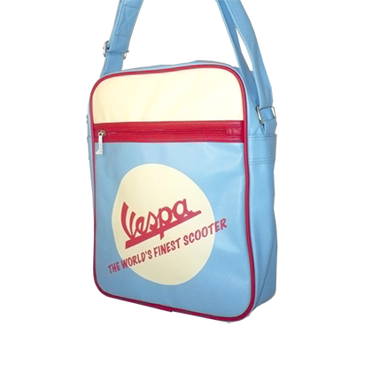 Vpsb24 Logo Eco-leather Shoulder Bag - Light Blue - 13 X 10 X 3.5 In.