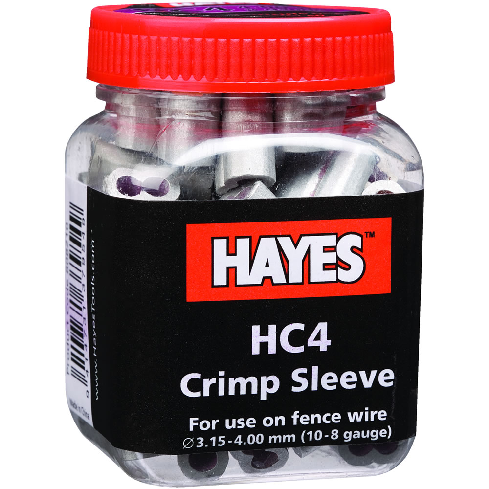 808210 8 - 9 Gauge Hc4 Crimp, Silver, Pack Of 50