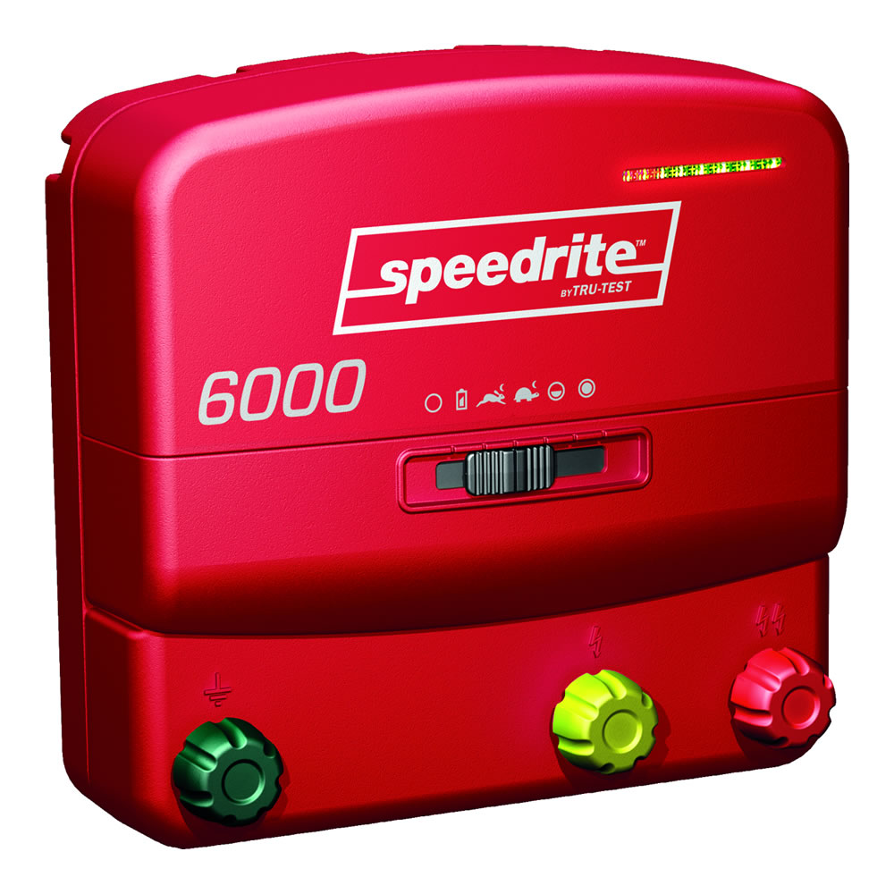 Speedrite 812648 6000 Dual Powered Energizer - Red