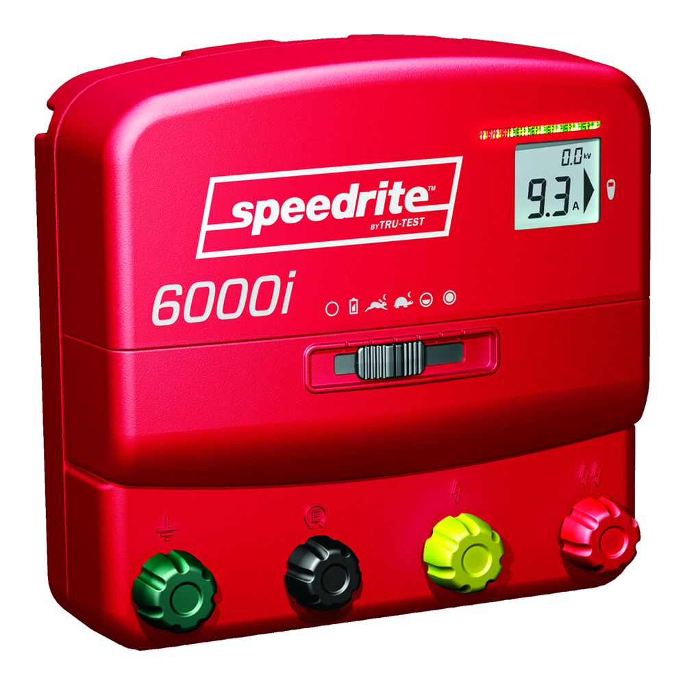 Speedrite 812654 6000i Dual Powered Energizer - Red