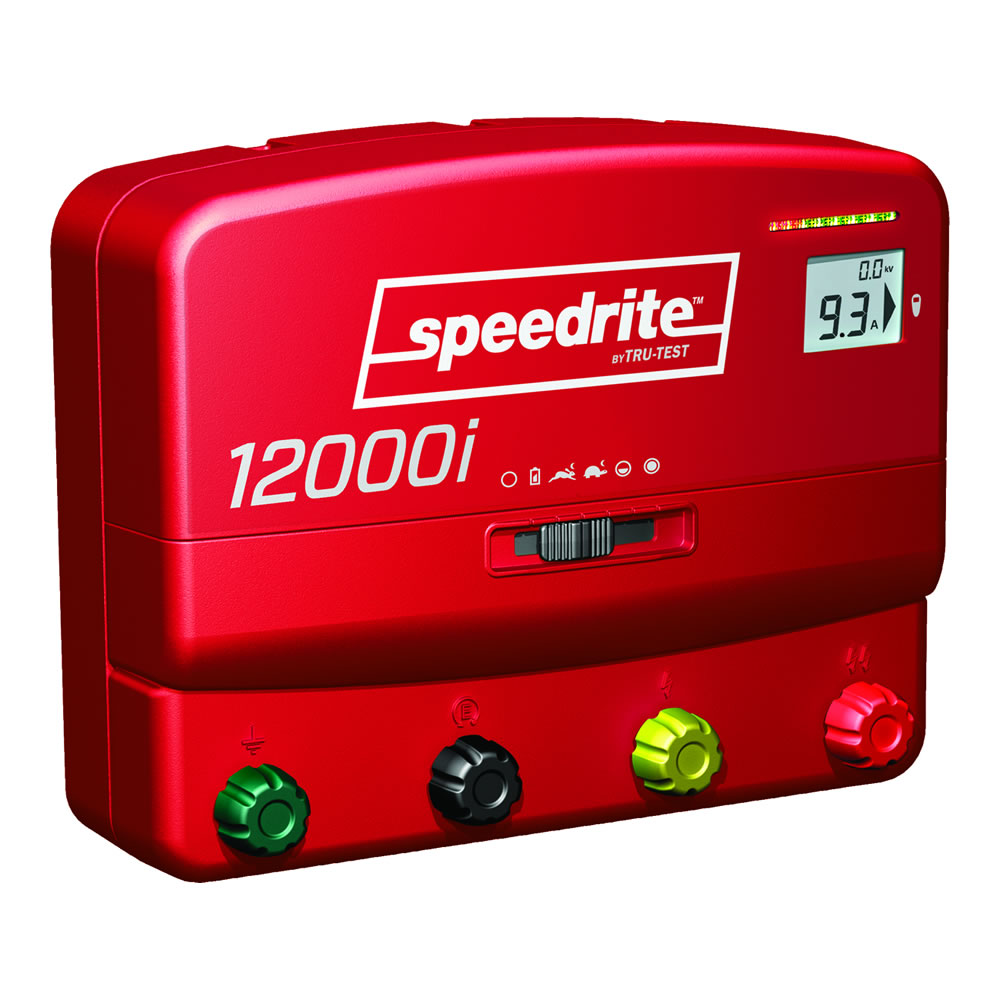 Speedrite 814086 12000i Dual Powered Energizer - Red